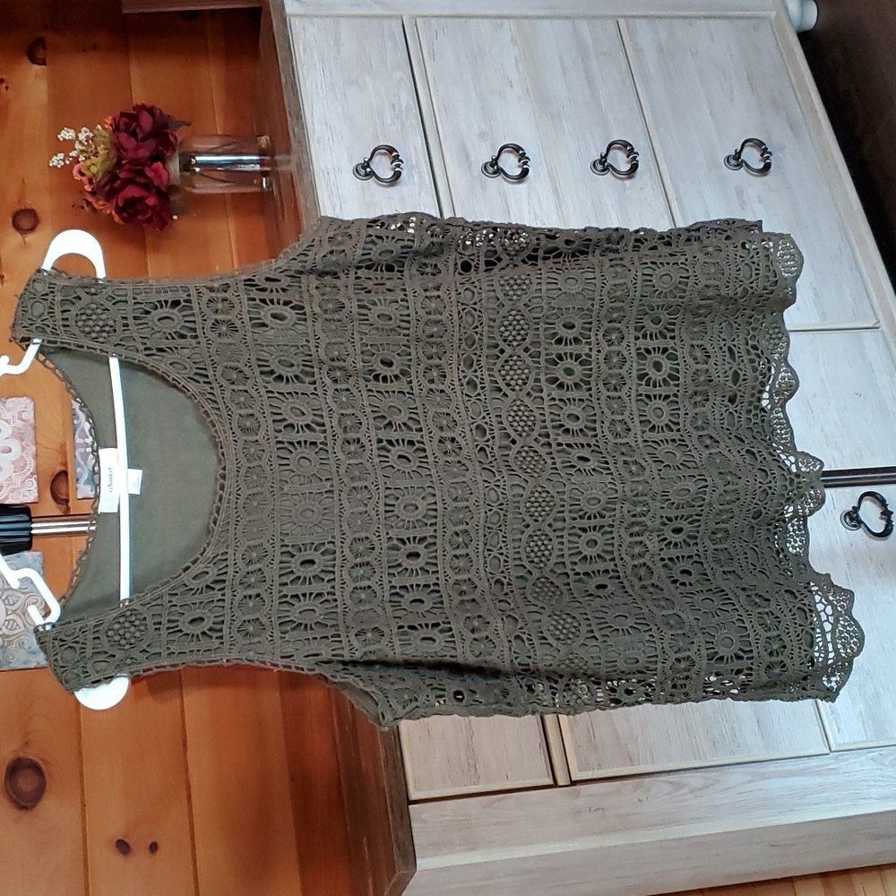 Cj Banks sleeveless 1X top